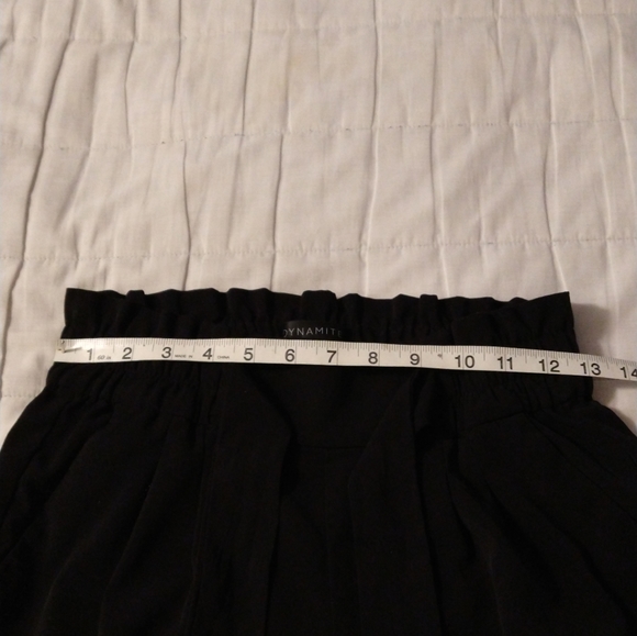 Size Xs black paper-bag ankle pants - Picture 9 of 17